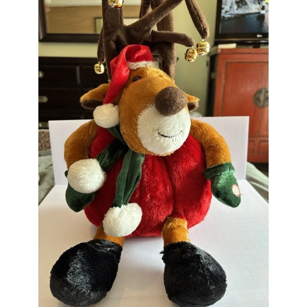 Dan Dee Christmas Antler Reindeer Jingle Bell Rock Sings & Dances 20
